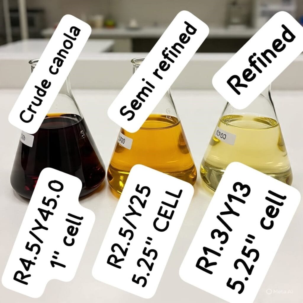 Color Measurement in Oils