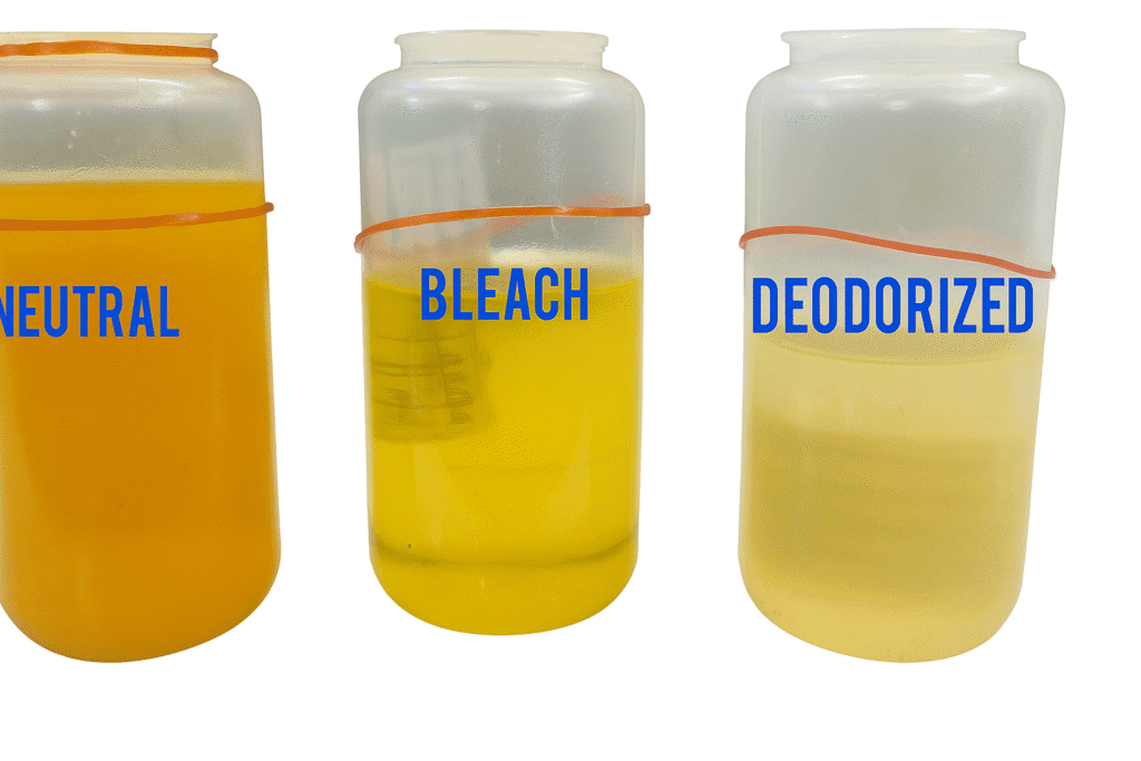 Bleaching process in edible