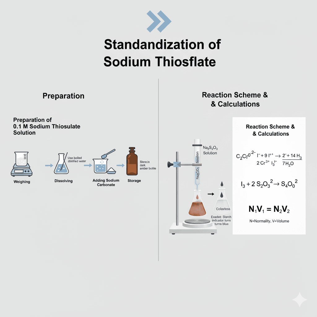 standarization of sodium thio sulphate