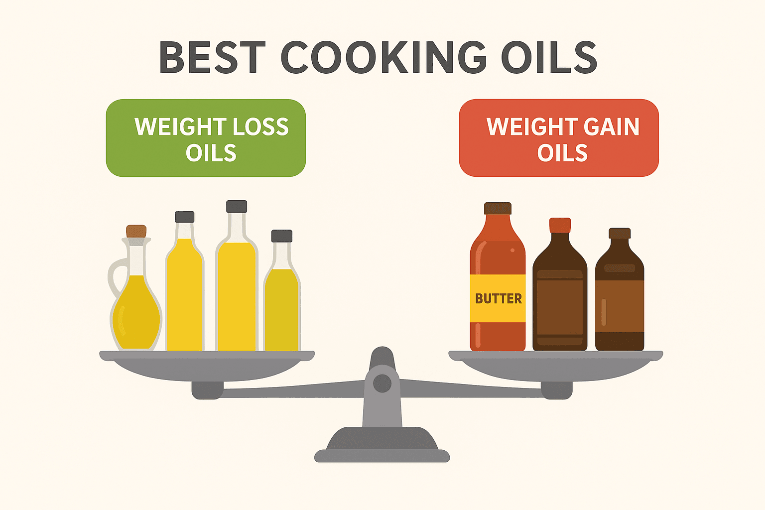 best and worest oil for weight loss
